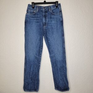 AGOLDE Jeans 90s Pinch Waist Womens Size 28 Straight Leg High Rise Blue Med Wash